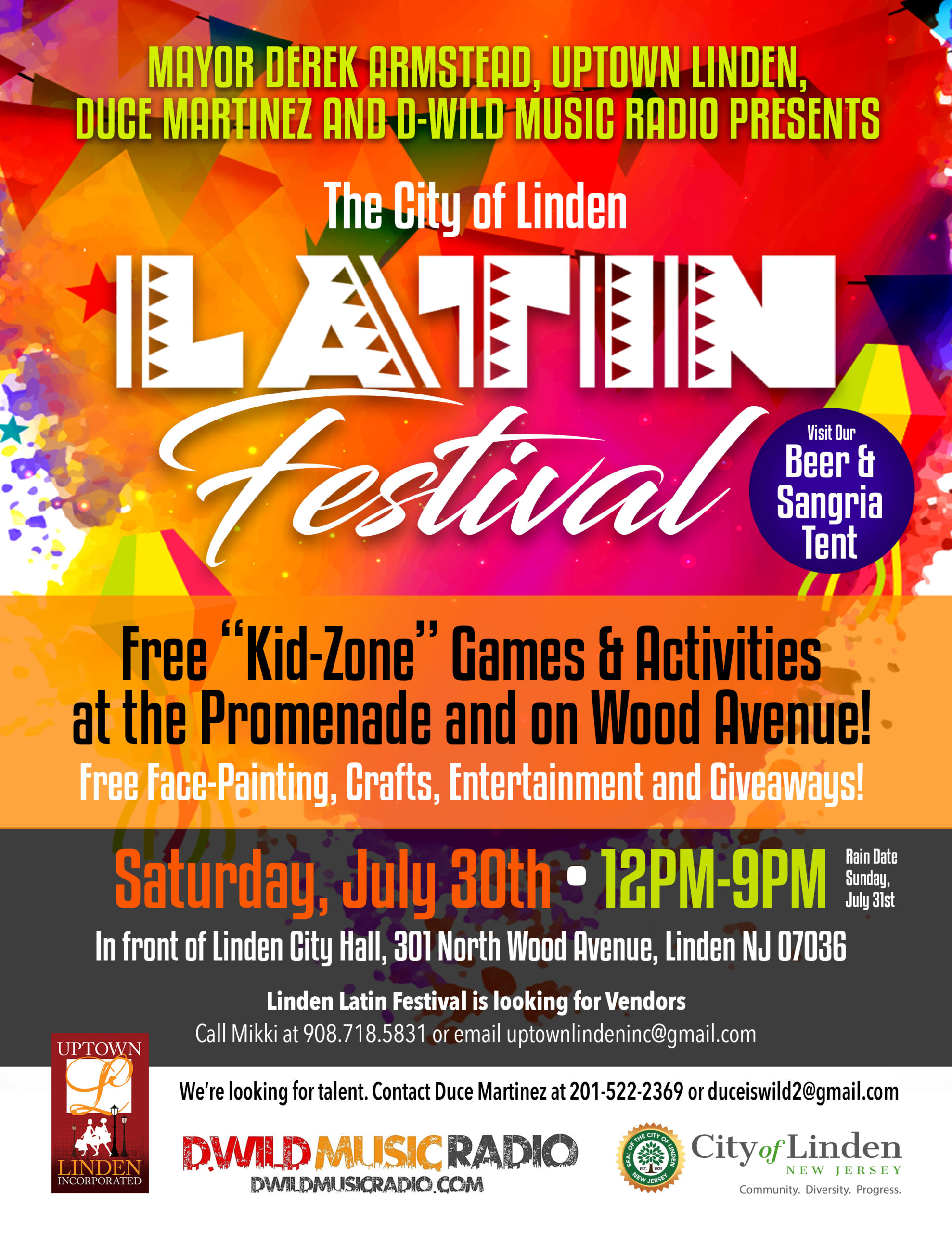 The City of Linden Latin Festival! City of Linden