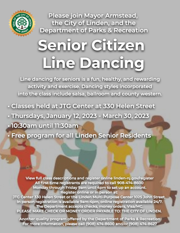 Senior Citizen Line Dancing – City of Linden